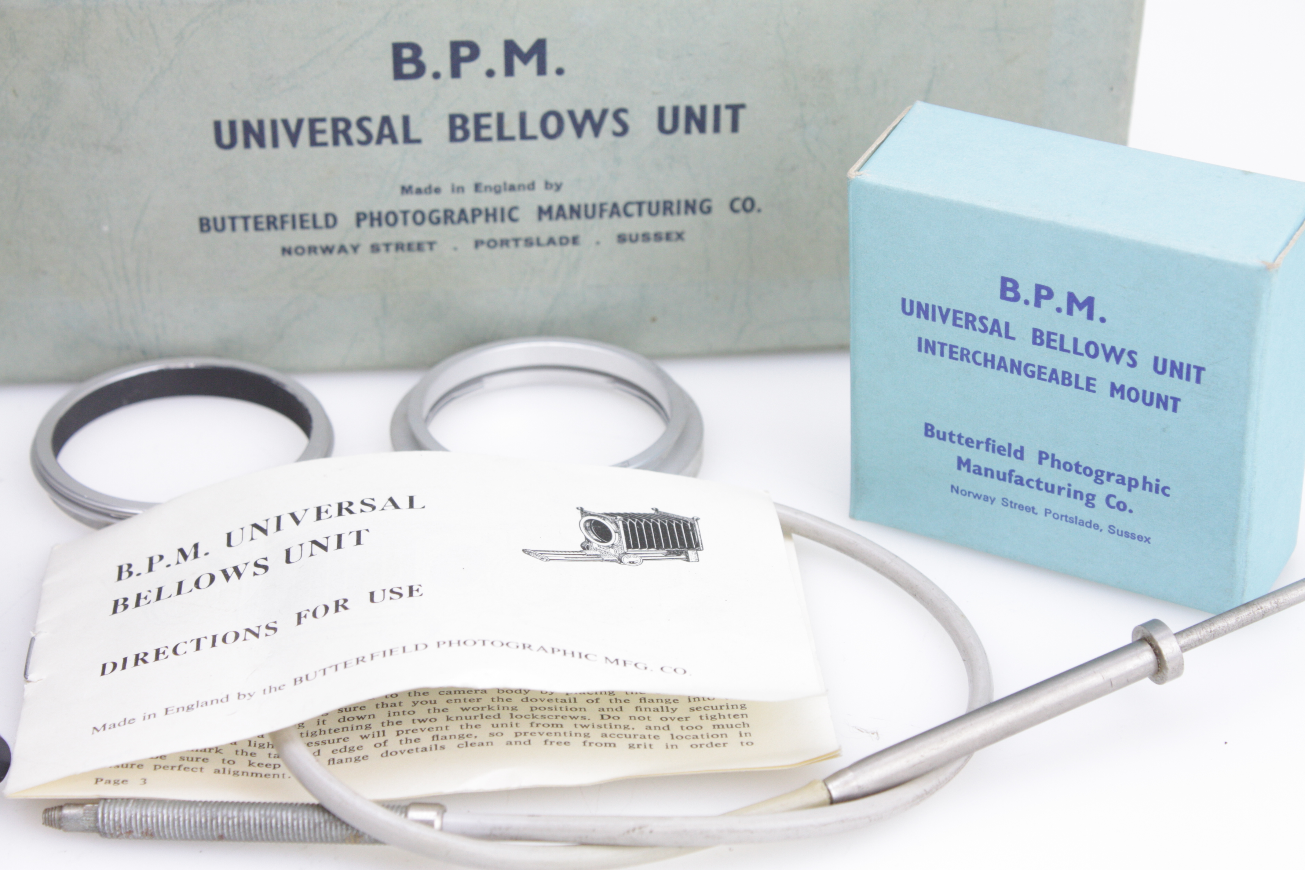 Boxed 2x lots of BPM Bellow Kit/s for Nikon & ALPA Mounts &etc. - Image 3