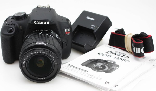 Canon EOS Rebel T5 (1200D) 18MP APS-C Digital Camera w/ 18-55mm Zoom II IS Lens