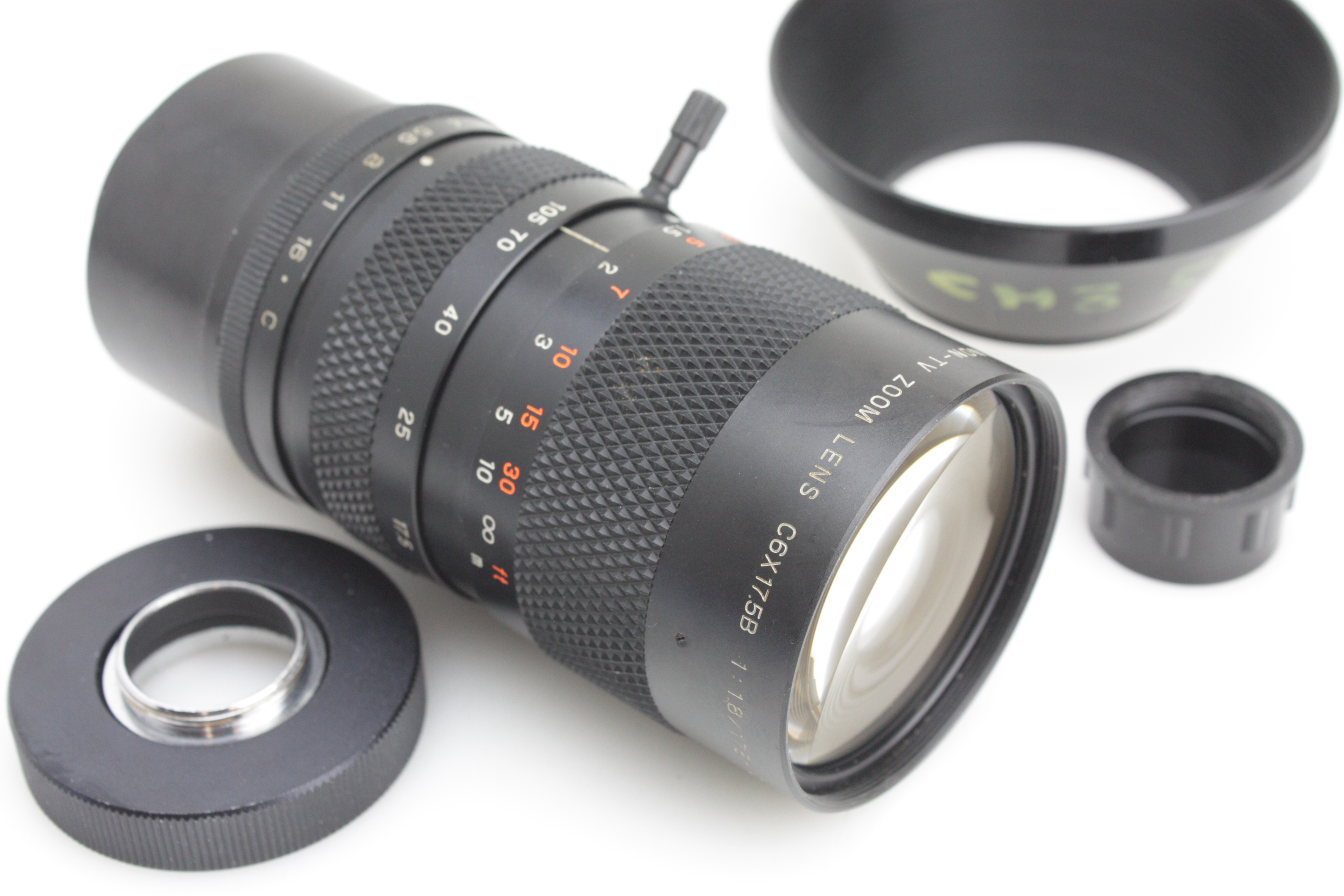 Fuji 17.5-105mm f/1.8 Fujinon-TV or Cine Lens C-mount screw 25mm