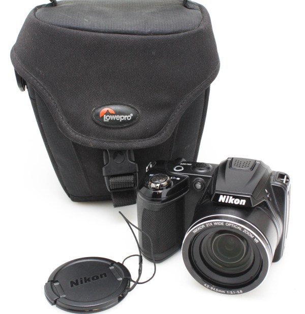 Nikon Coolpix L310 14.1 MegaPixel Digital Bridge Camera + Case