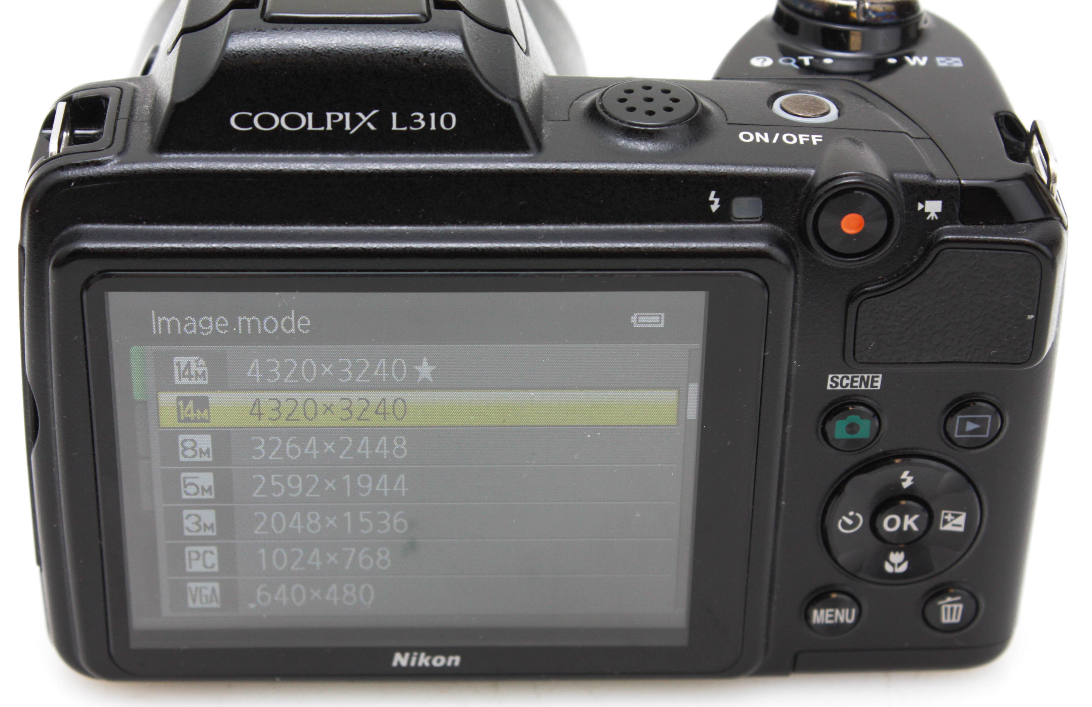 Nikon Coolpix L310 14.1 MegaPixel Digital Bridge Camera + Case - Image 8