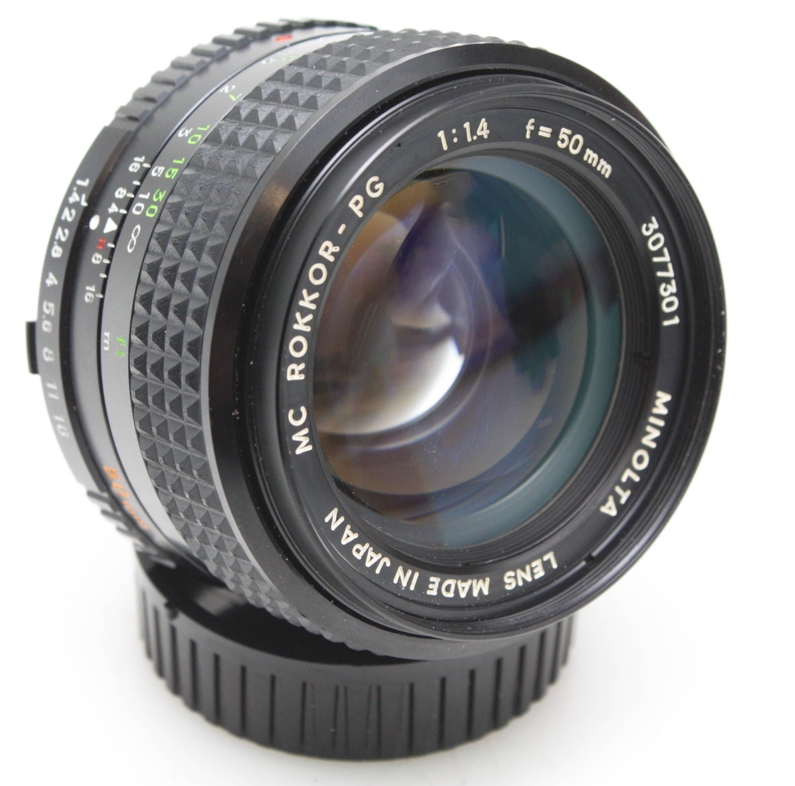 Minolta 50mm f/1.4 MC Rokkor -PG Fast Prime Lens - MD Mount - Excellent - Image 2