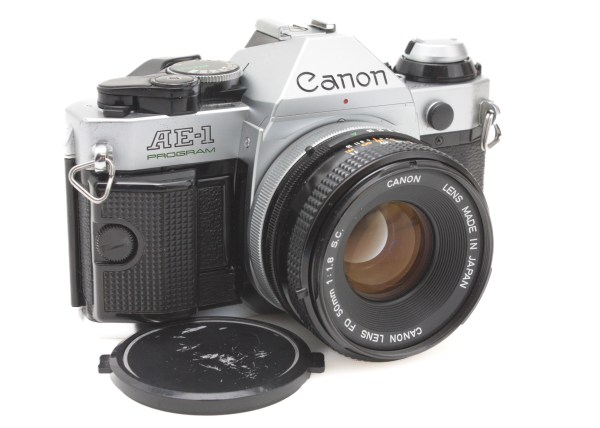 Canon AE-1 Programme 35mm SLR Film Camera w/ 50mm f1.8 S.C FD Prime Lens