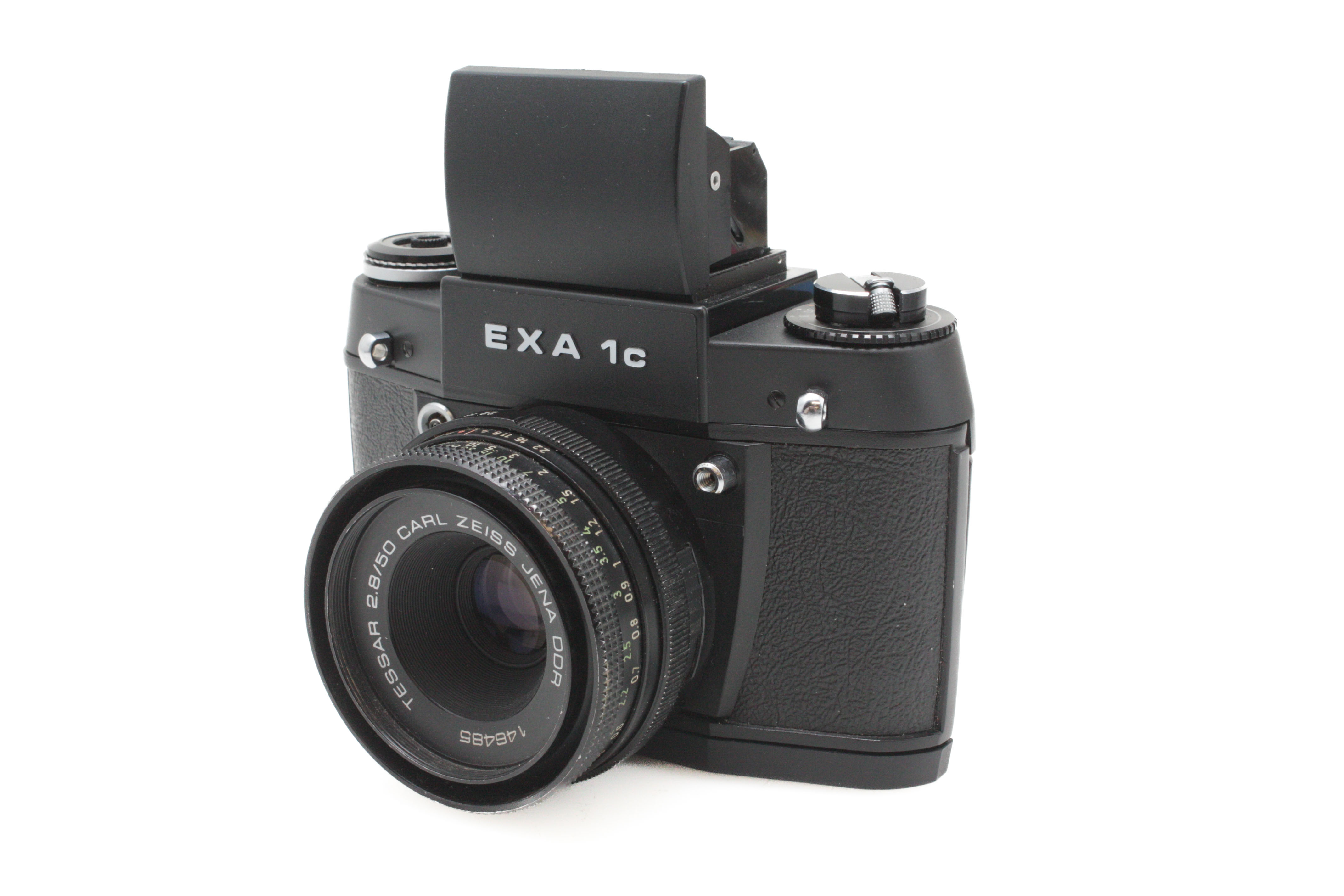 Exa 1c 35mm Film SLR Camera w/ Carl Zeiss 50mm f2.8 & Waist Level Finder - Image 2