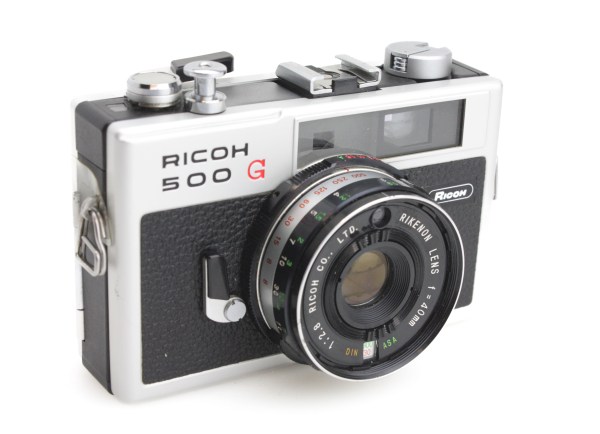 Ricoh 500 G 35mm Rangefinder Camera w/ 40mm f/2.8 Lens - New Seals