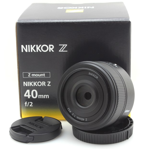 Nikon 40mm F2 Nikkor Z Mirrorless Camera Lens Boxed