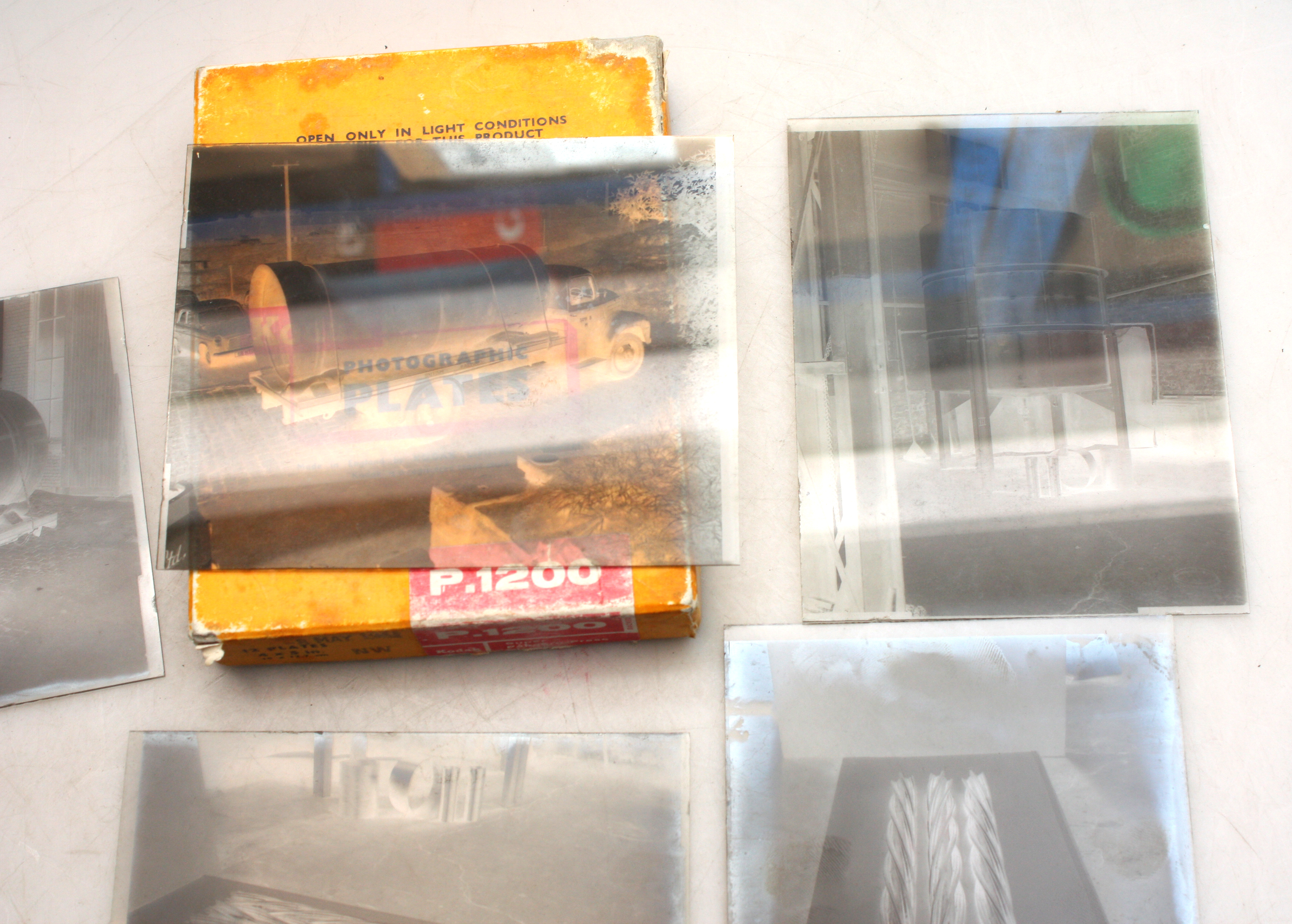 Exposed B/W plates - 9 Plates - 1950/60s History, Machines, British Railway, Trucks - 5x4 inch - Image 4