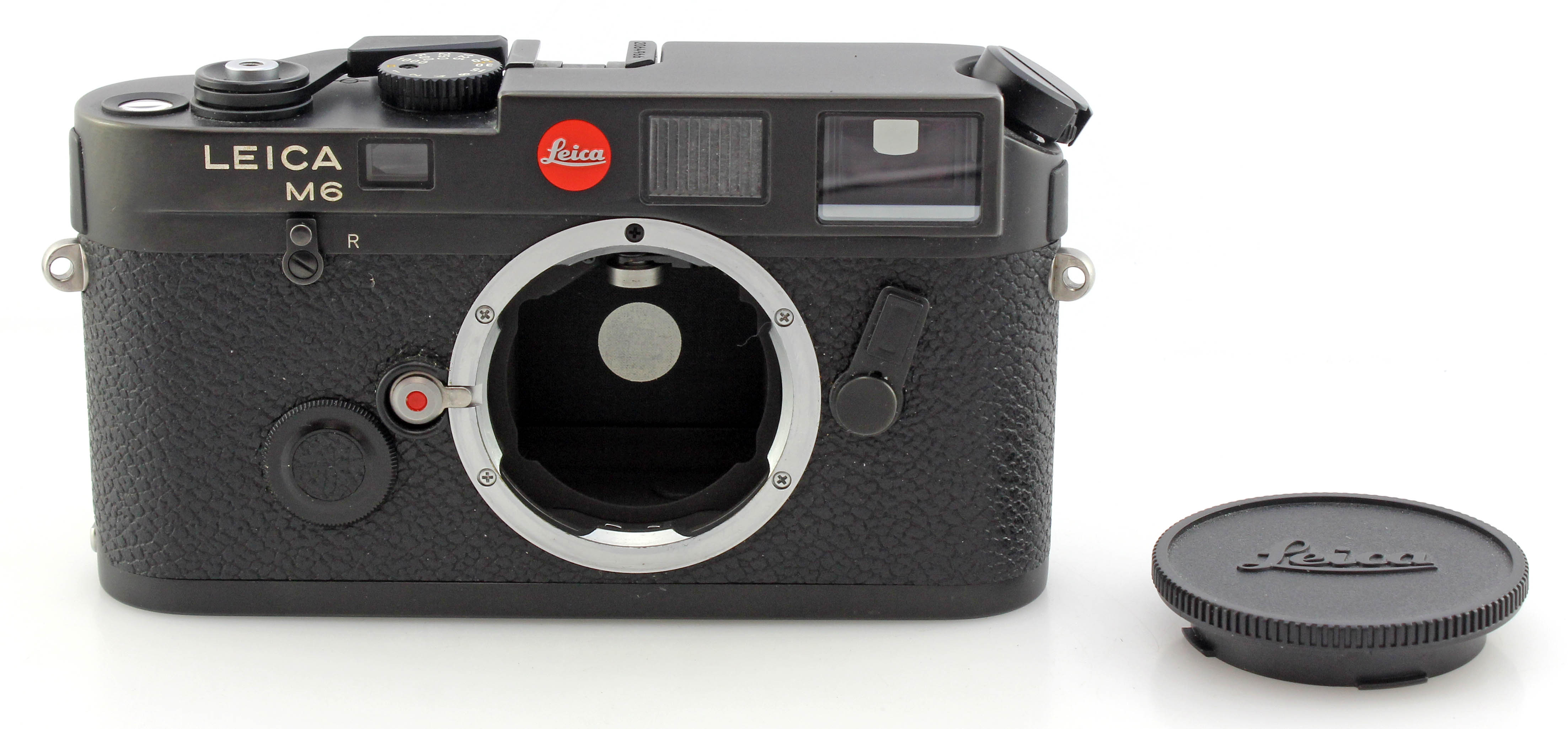 Leica M6 Black 35mm Film Rangefinder Camera Body 0.72 Finder - M Mount
