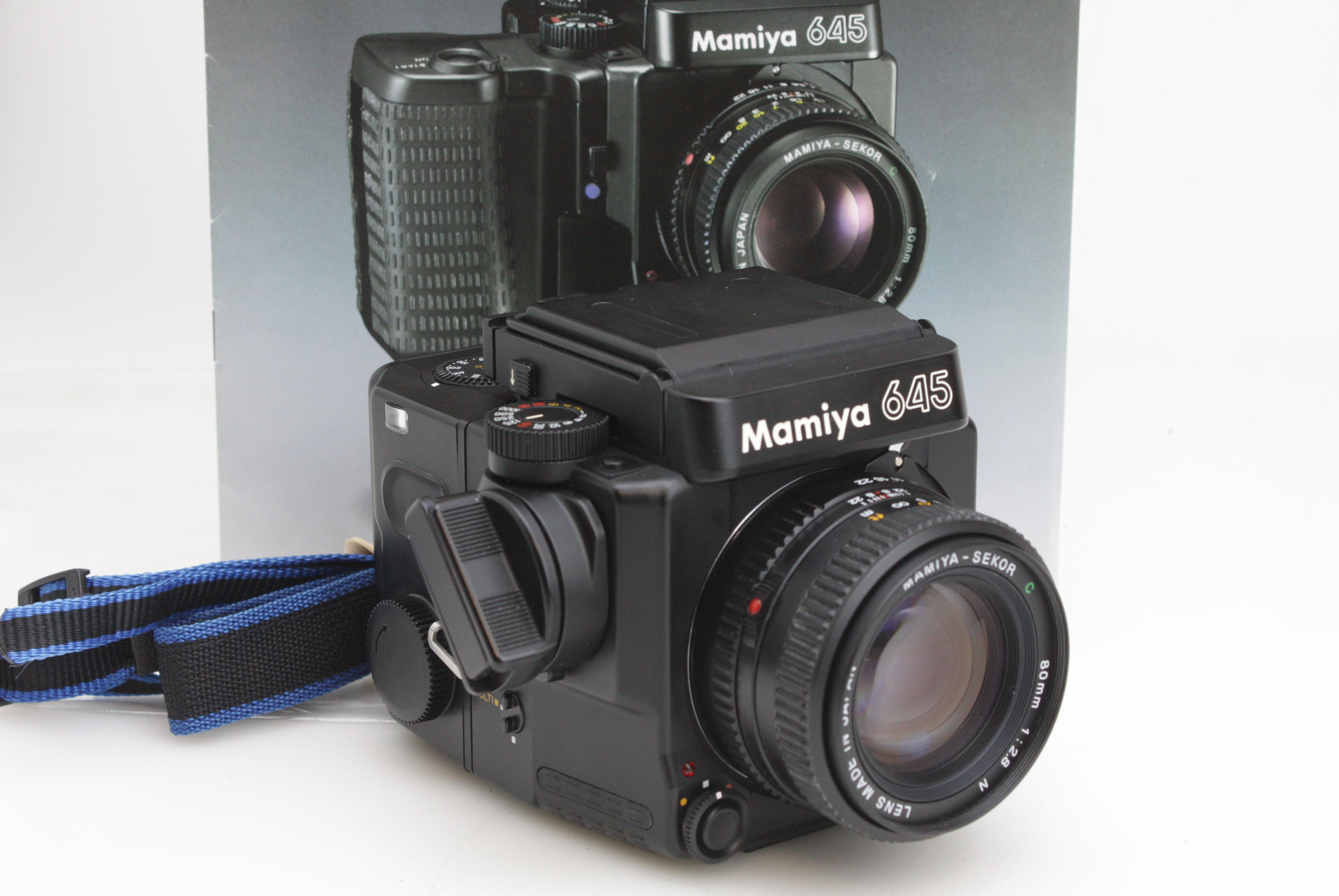 Mamiya 645 Super with 80mm F2.8 N with Waist Level Finder and 120 film Back
