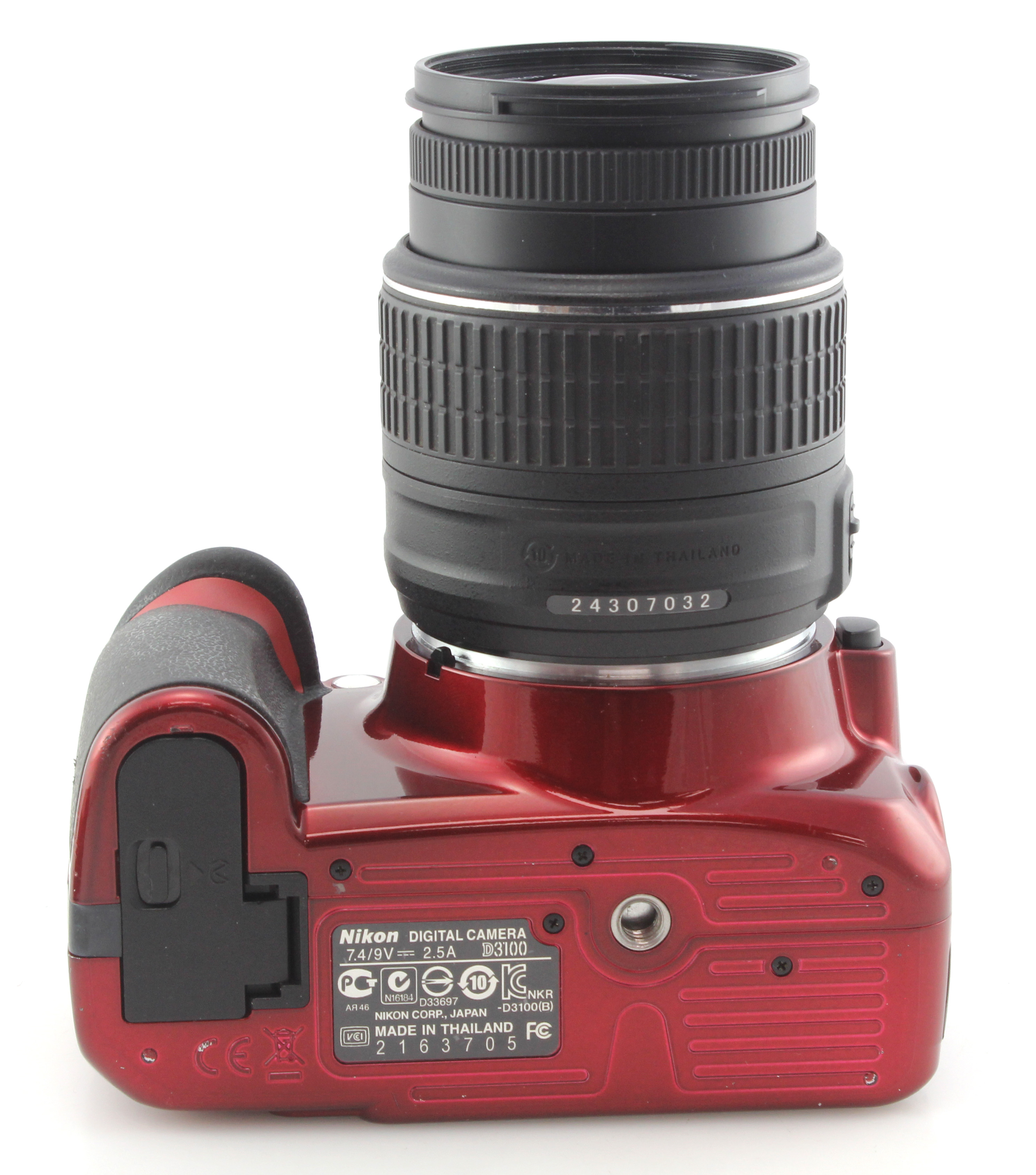 Nikon D3100 Digital SLR Camera Red w/ AFS 18-55mm F3.5-5.6 GII Zoom Lens - Image 6