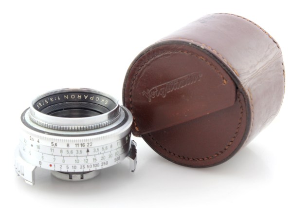 Voigtlander Prominent Skoparon 35mm f3.5 Lens - Great condition with Case