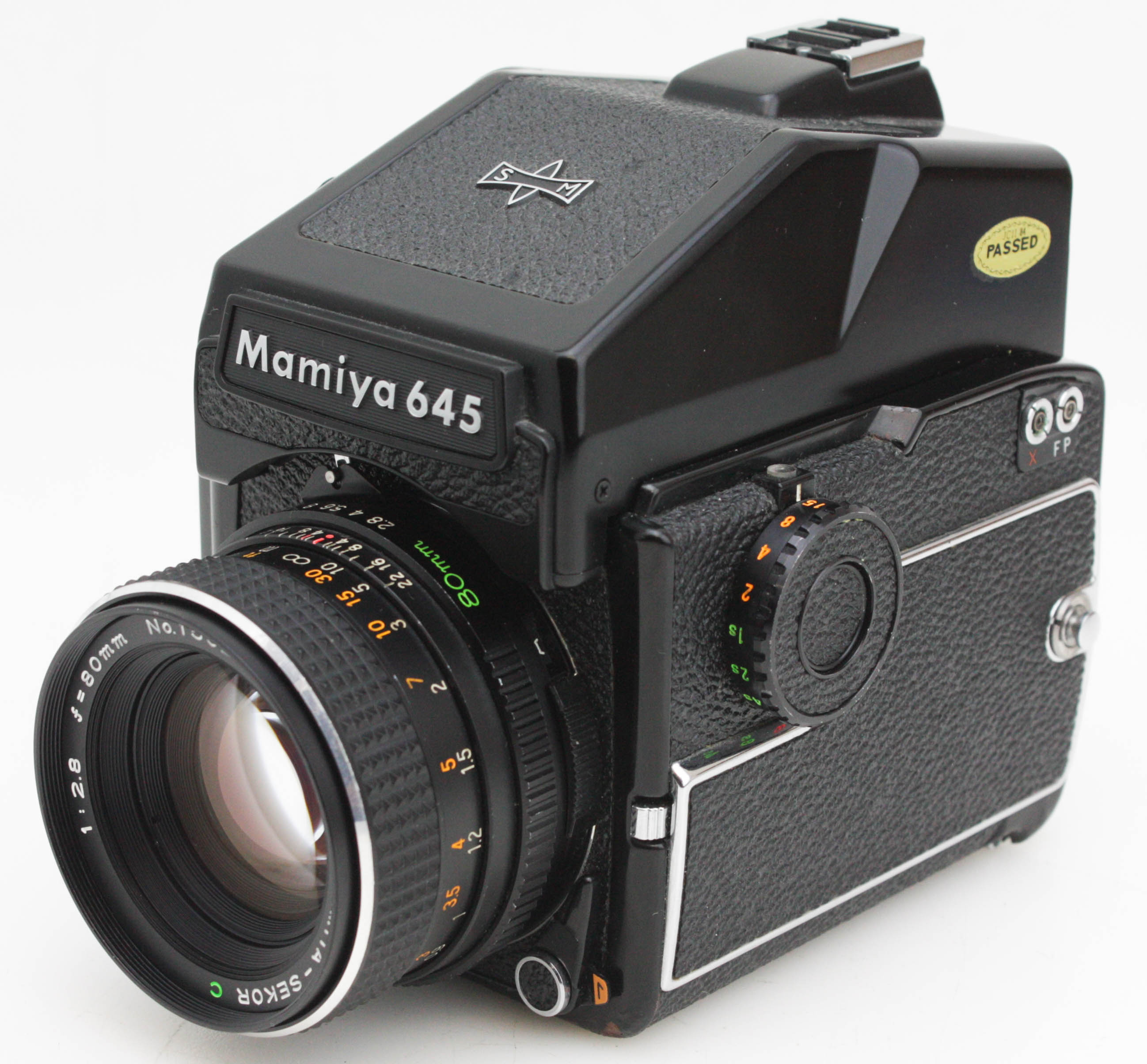 Mamiya M645 1000S 120 Camera, with 80mm f/2.8 C - AE Eye Level Prism - Image 3