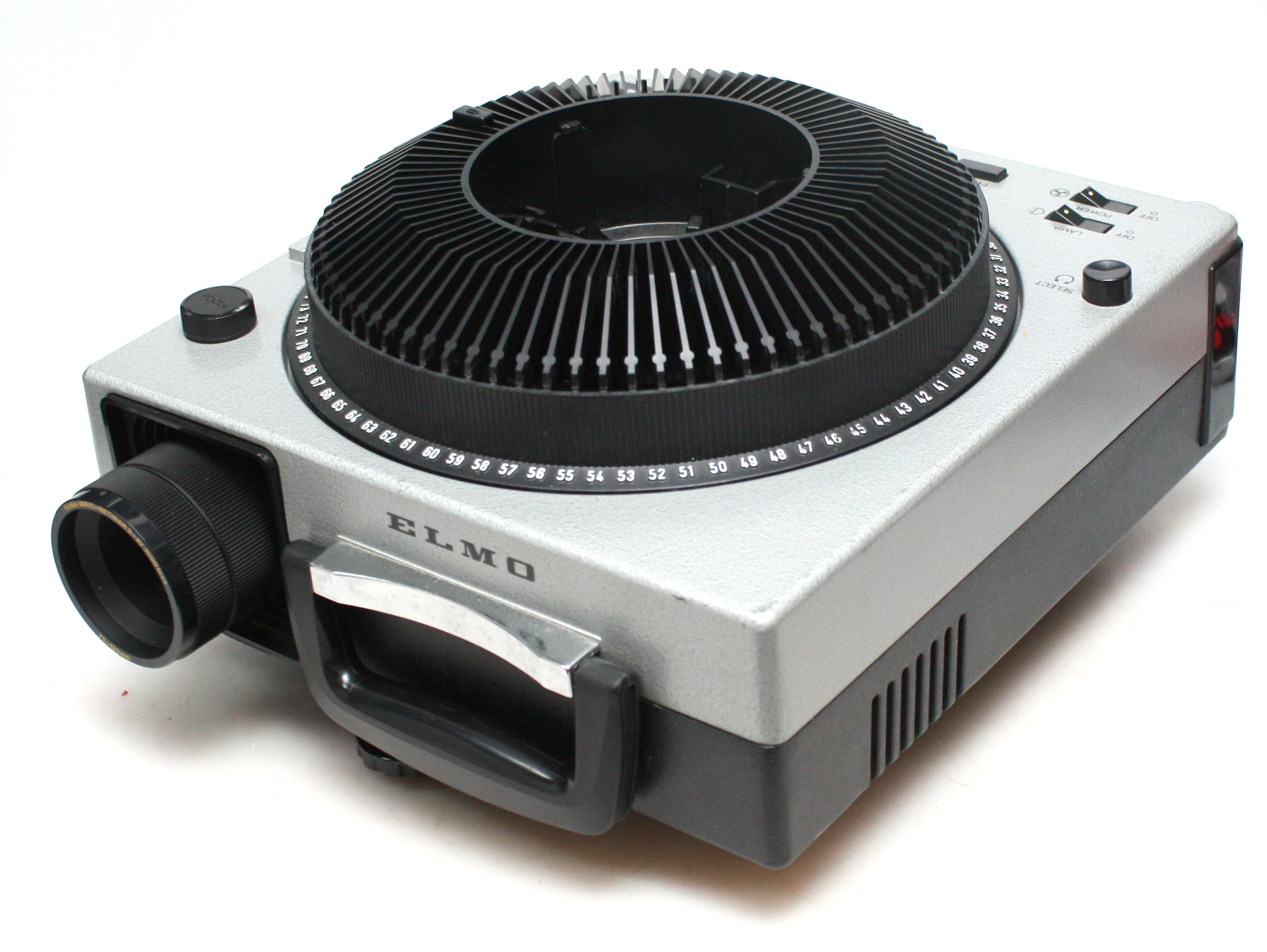Elmo Omnigraphic 252 35mm Slide Projector w/ 75-120mm Lens & remote control - Image 2