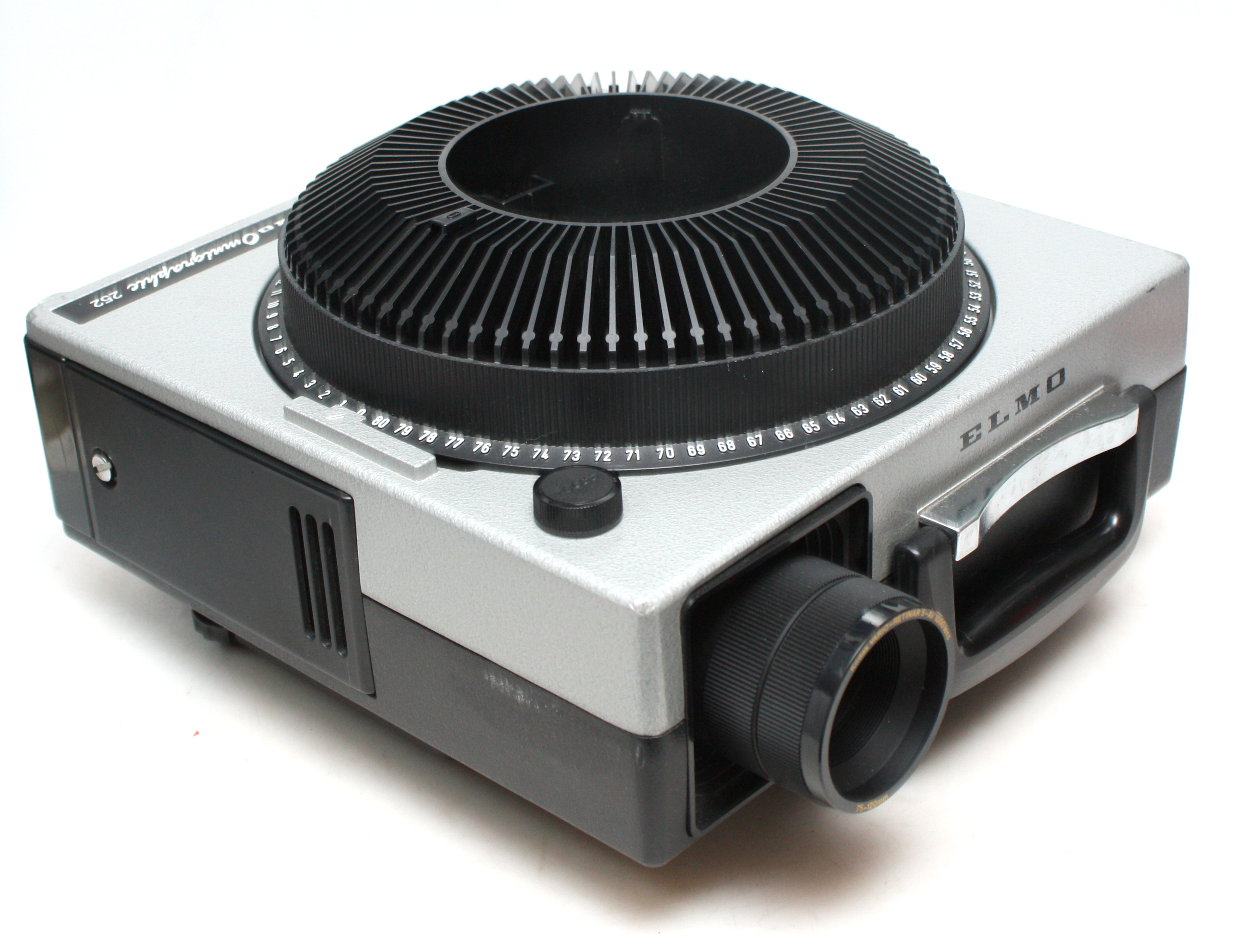 Elmo Omnigraphic 252 35mm Slide Projector w/ 75-120mm Lens & remote control - Image 3