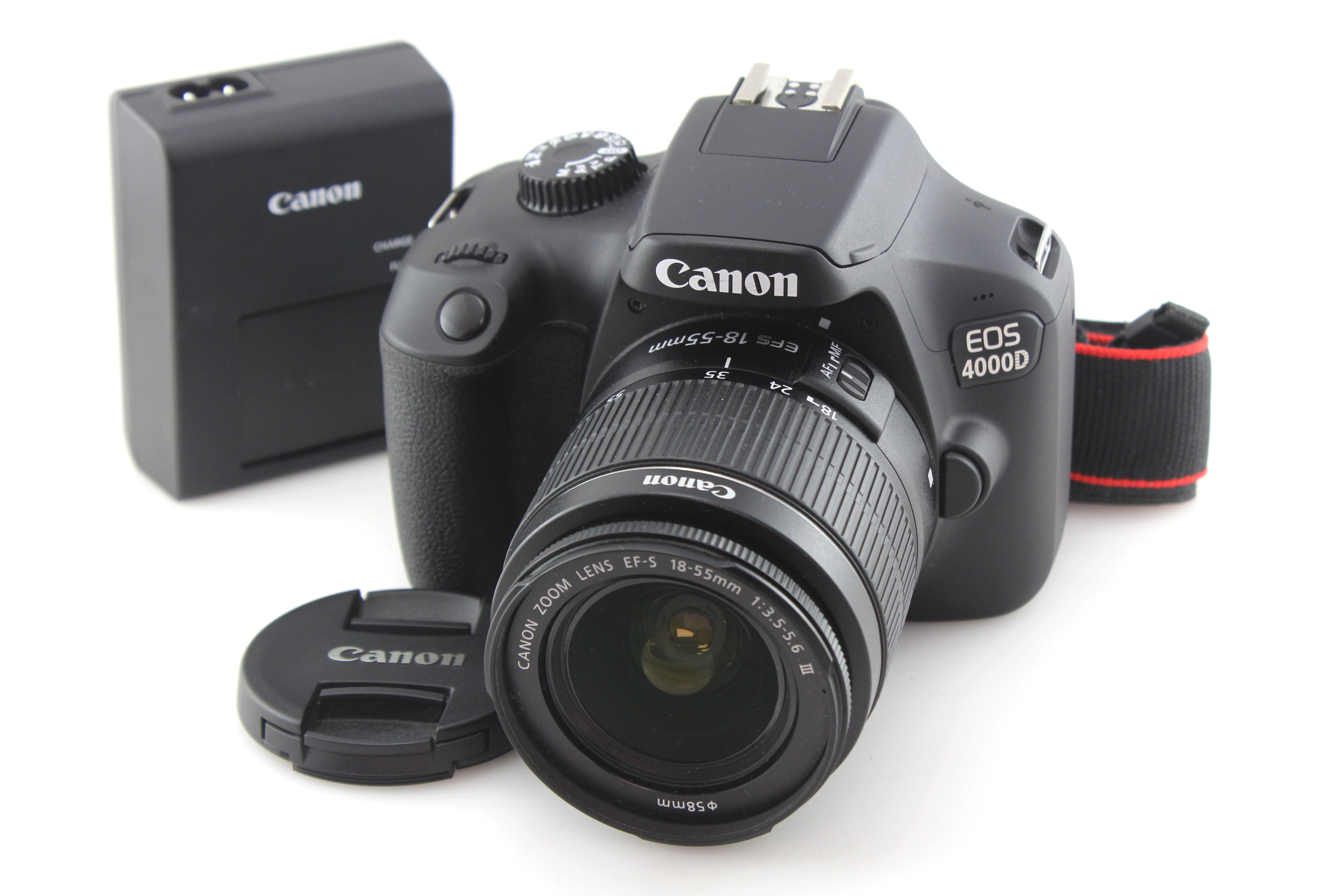 Canon EOS 4000D 18MP APS-C Digital SLR Camera & EFS 18-55 III Zoom Lens