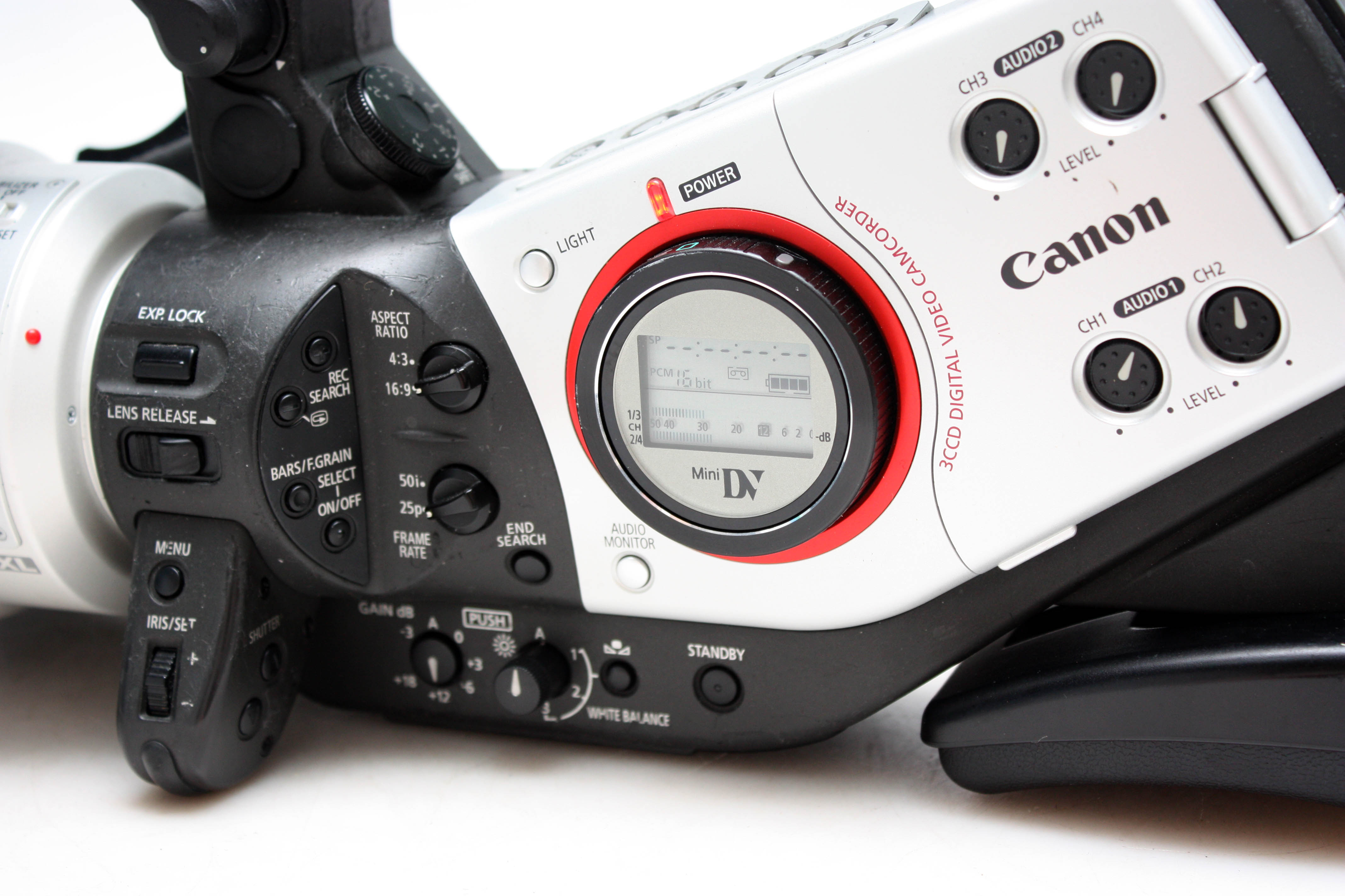 Canon XL2 E Mini DV Camcorder w/ 5.4-108mm Lens + Probag Case. Fully Working - Image 7