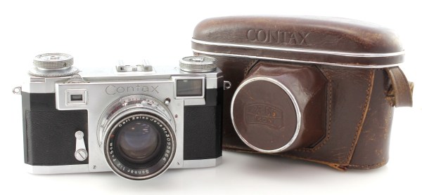Contax IIa Color Dial 35mm Rangefinder w/ Carl Zeiss 50mm F2 Sonnar Lens
