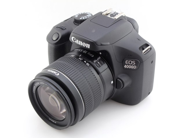 Canon EOS 4000D 18MP APS-C Digital SLR Camera & EFS 18-55 III Zoom Lens