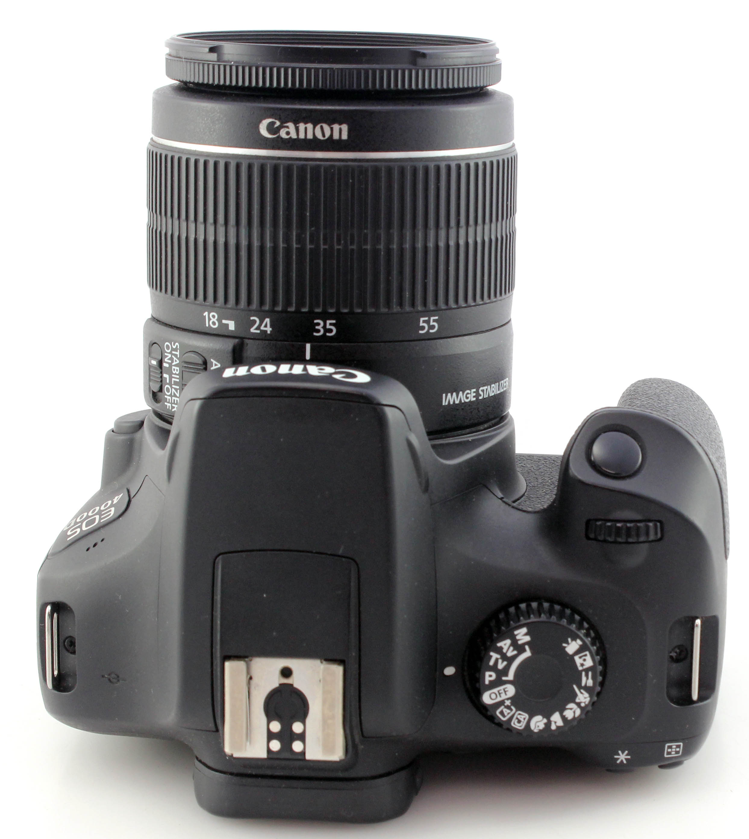 Canon EOS 4000D 18MP APSC Digital SLR Camera Twin Lens Outfit EFS 18-55 II & 55-200mm II Zoom Lens - Image 5