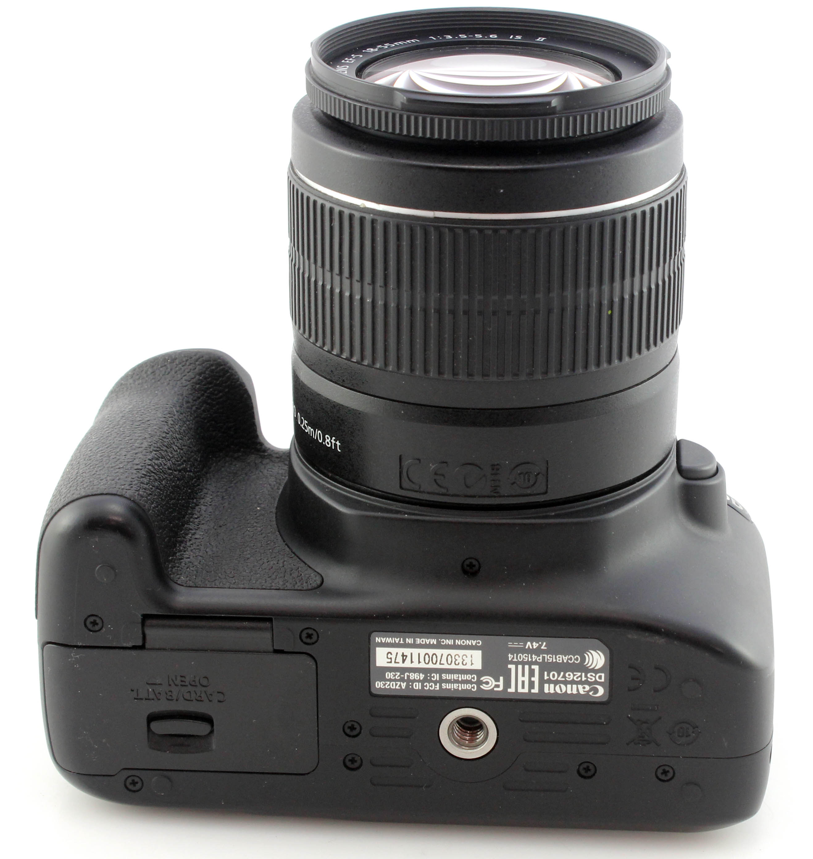 Canon EOS 4000D 18MP APSC Digital SLR Camera Twin Lens Outfit EFS 18-55 II & 55-200mm II Zoom Lens - Image 6