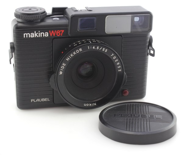 Plaubel Makina W67 Medium Format Film Camera - Nikkor 55mm F4.5 lens - Working Meter