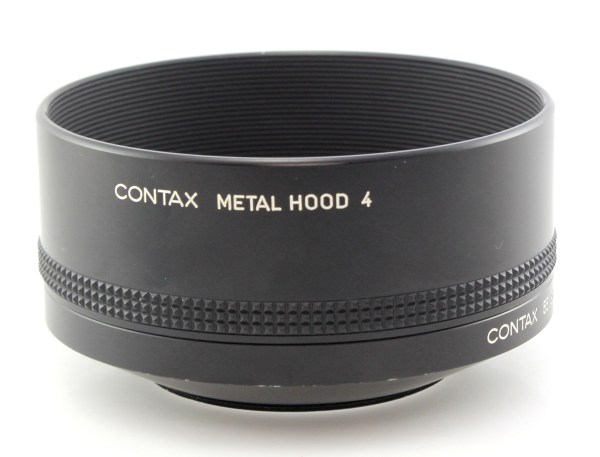 Contax Metal Hood 4 with Contax Step up ring 55/68mm - Excellent Condition