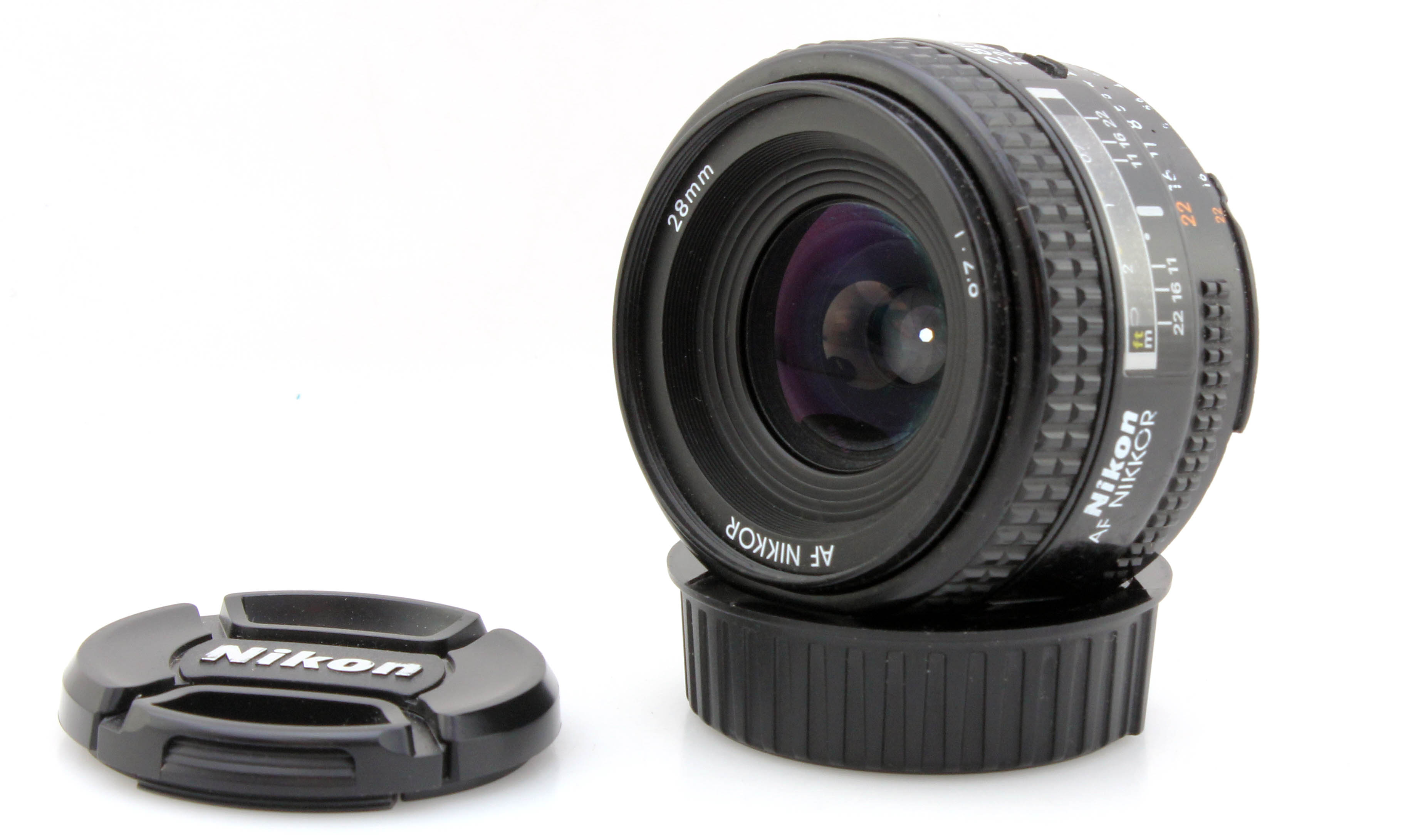AF Nikkor 28mm f/2.8 D Wide Angle Prime Lens - Nikon F (NAF) Mount - marked
