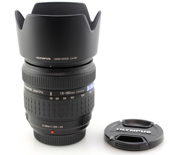 Olympus 18-180mm f/3.5-6.3 (36-360mm Equiv) Zoom Lens - Four Thirds Mount