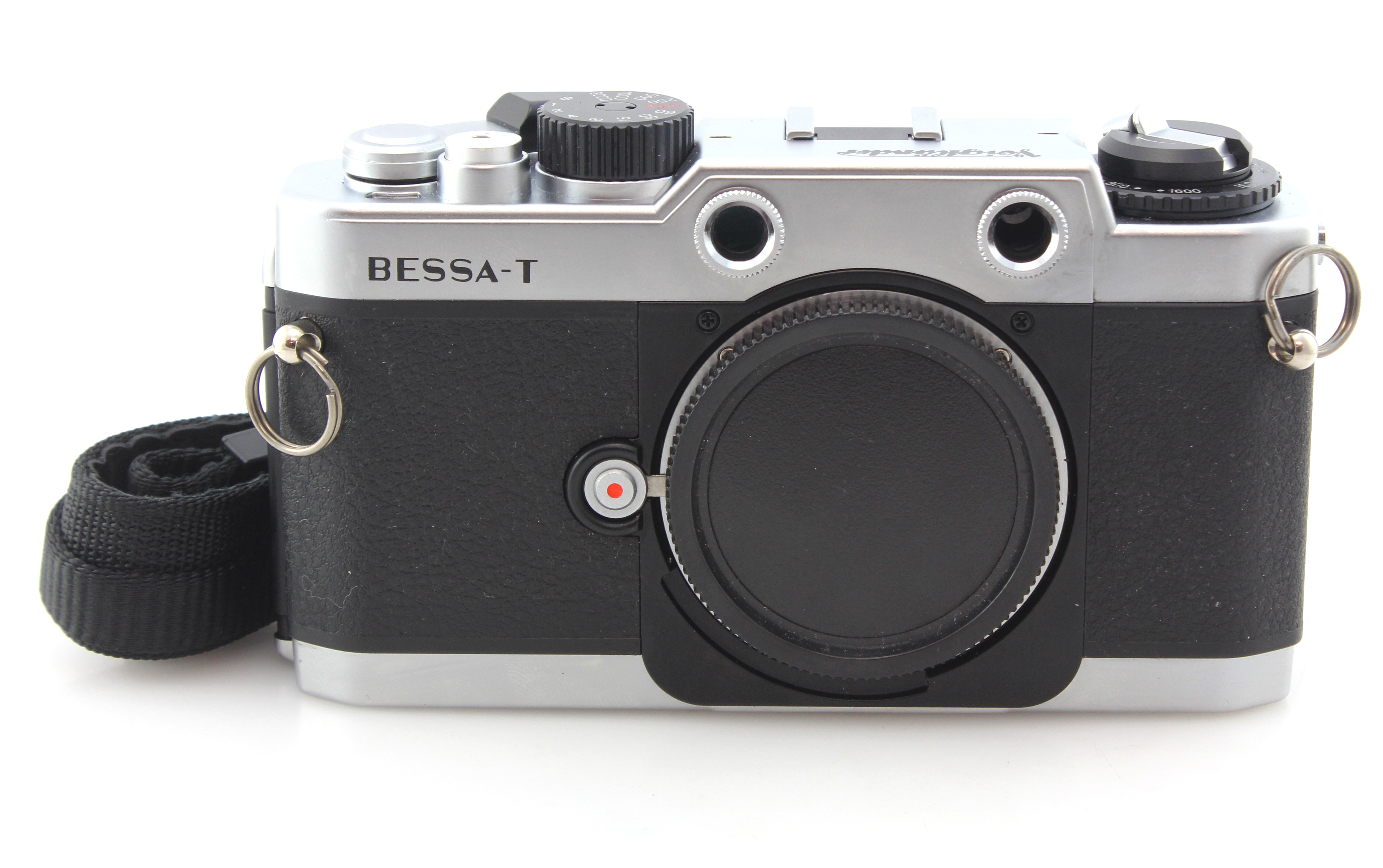 Voigtlander Bessa T 35mm Rangefinder Body Chrome. With Strap.