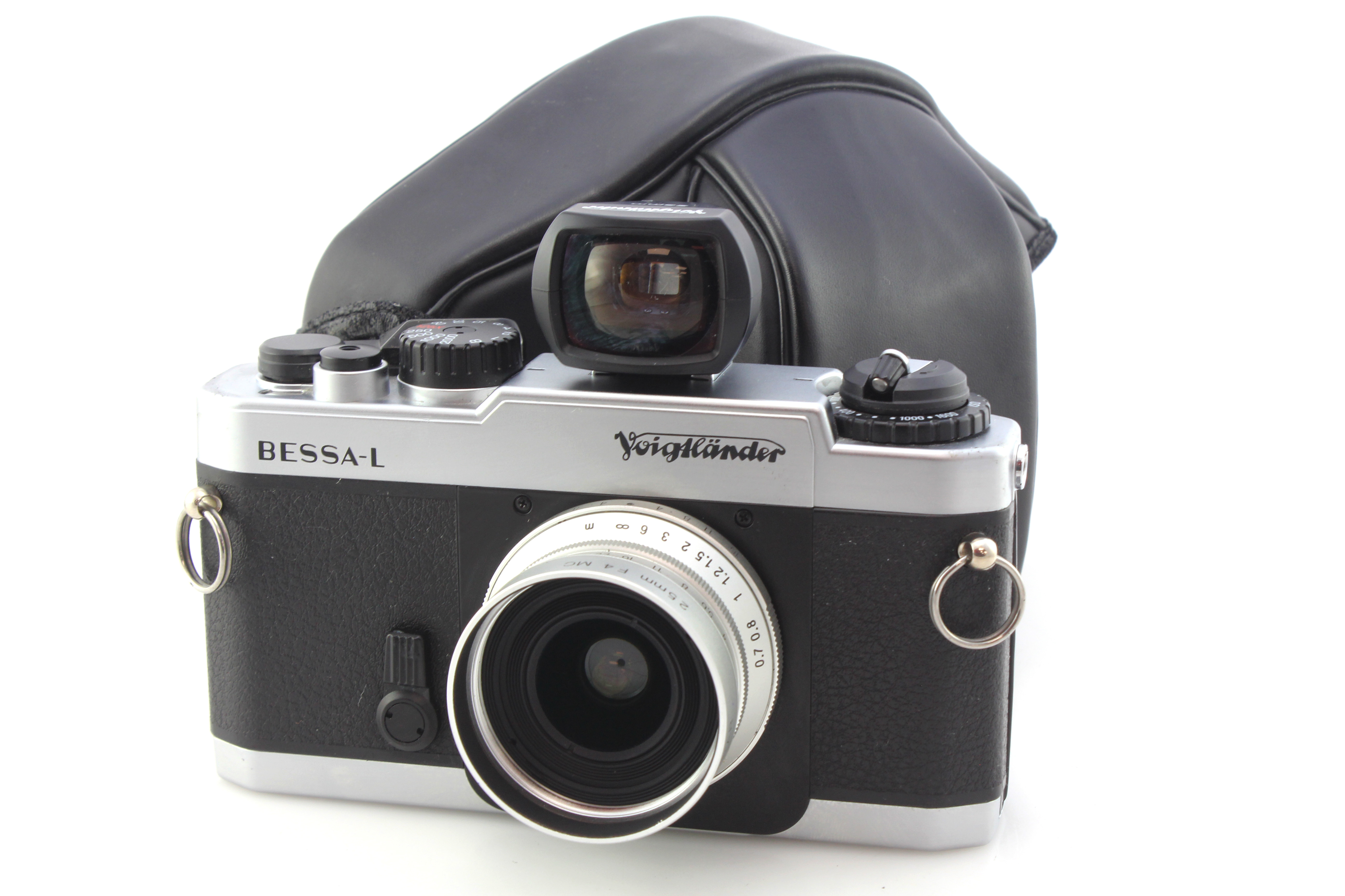 Voigtlander Bessa L with 25mm F4 Snapshot Skopar Lens. 35mm Film Camera