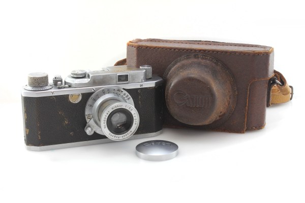 Canon SEIKI Kogaku JII Camera with 5cm F3.5 Nikkor Lens and Original Case. Serviced