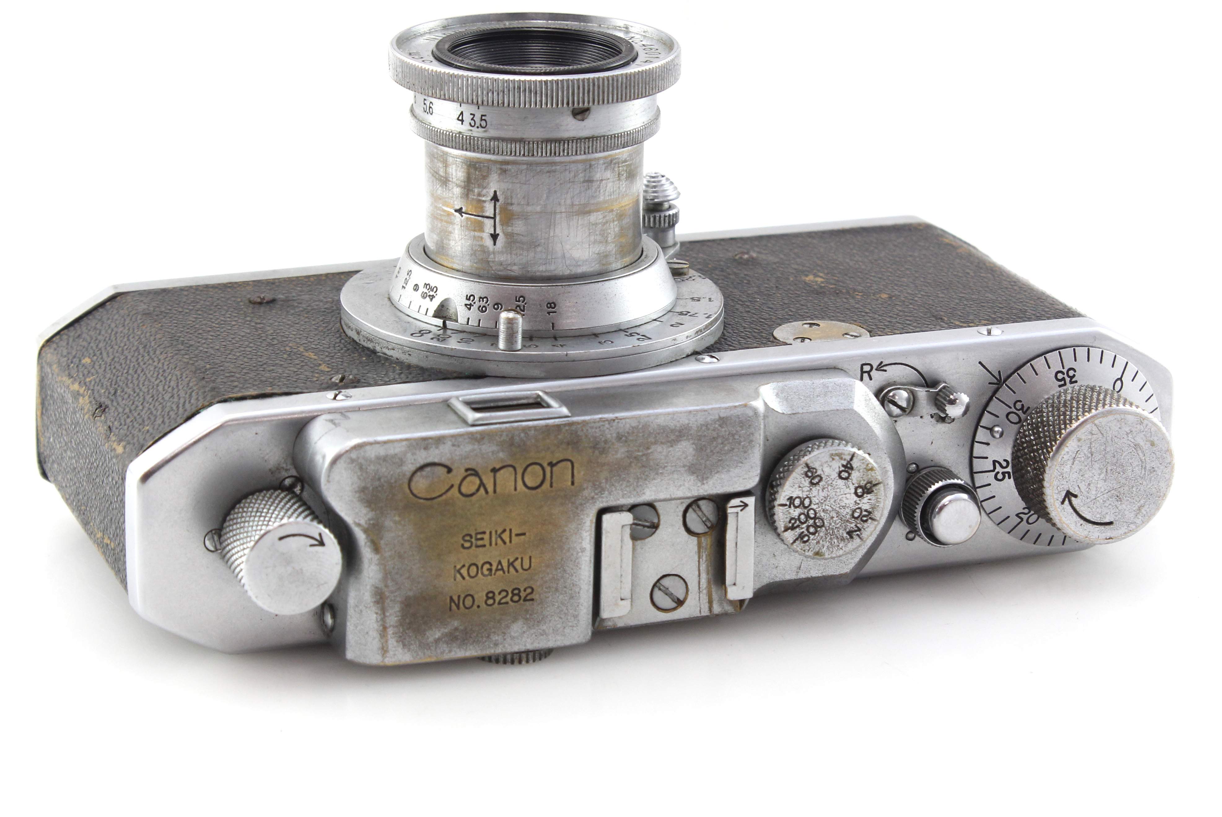 Canon SEIKI Kogaku JII Camera with 5cm F3.5 Nikkor Lens and Original Case. Serviced - Image 4