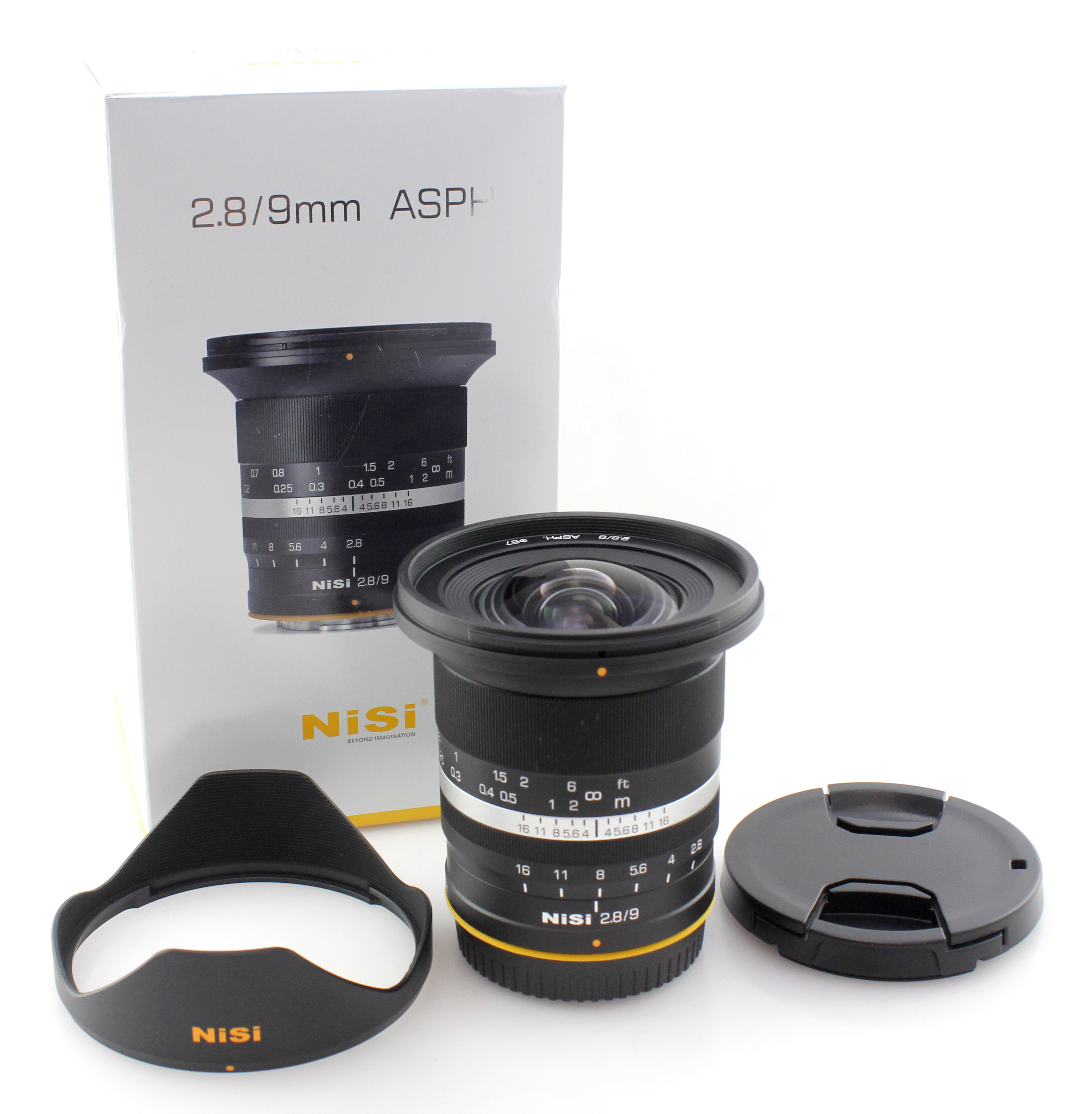Boxed Nisi 9mm F2.8 Super Wide Lens - Fuji X mount - Excellent Condition