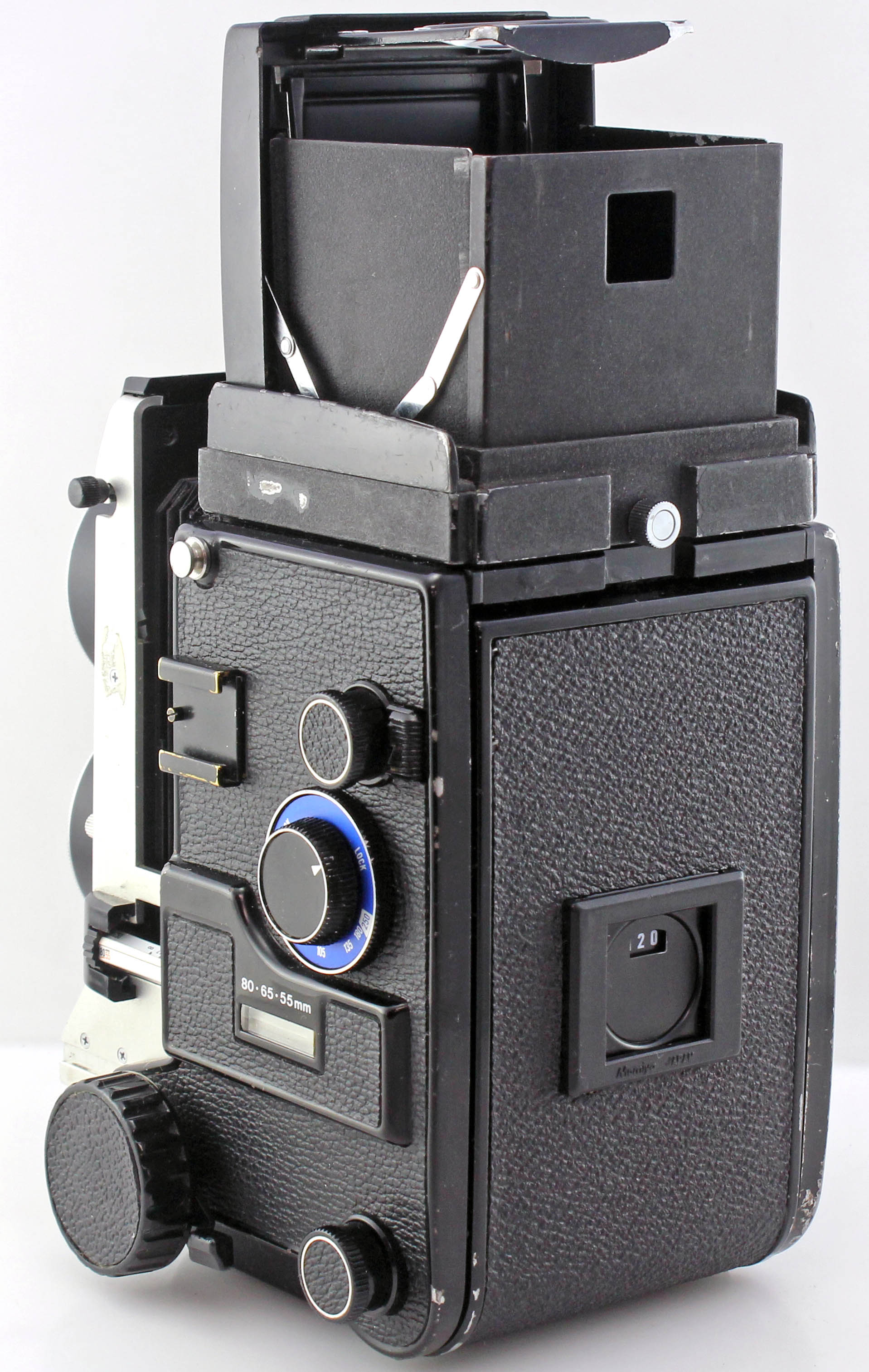Mamiya C330 Professional S TLR Medium Format Camera W/ Blue Dot 65mm F3.5 Wide Lens - Image 4