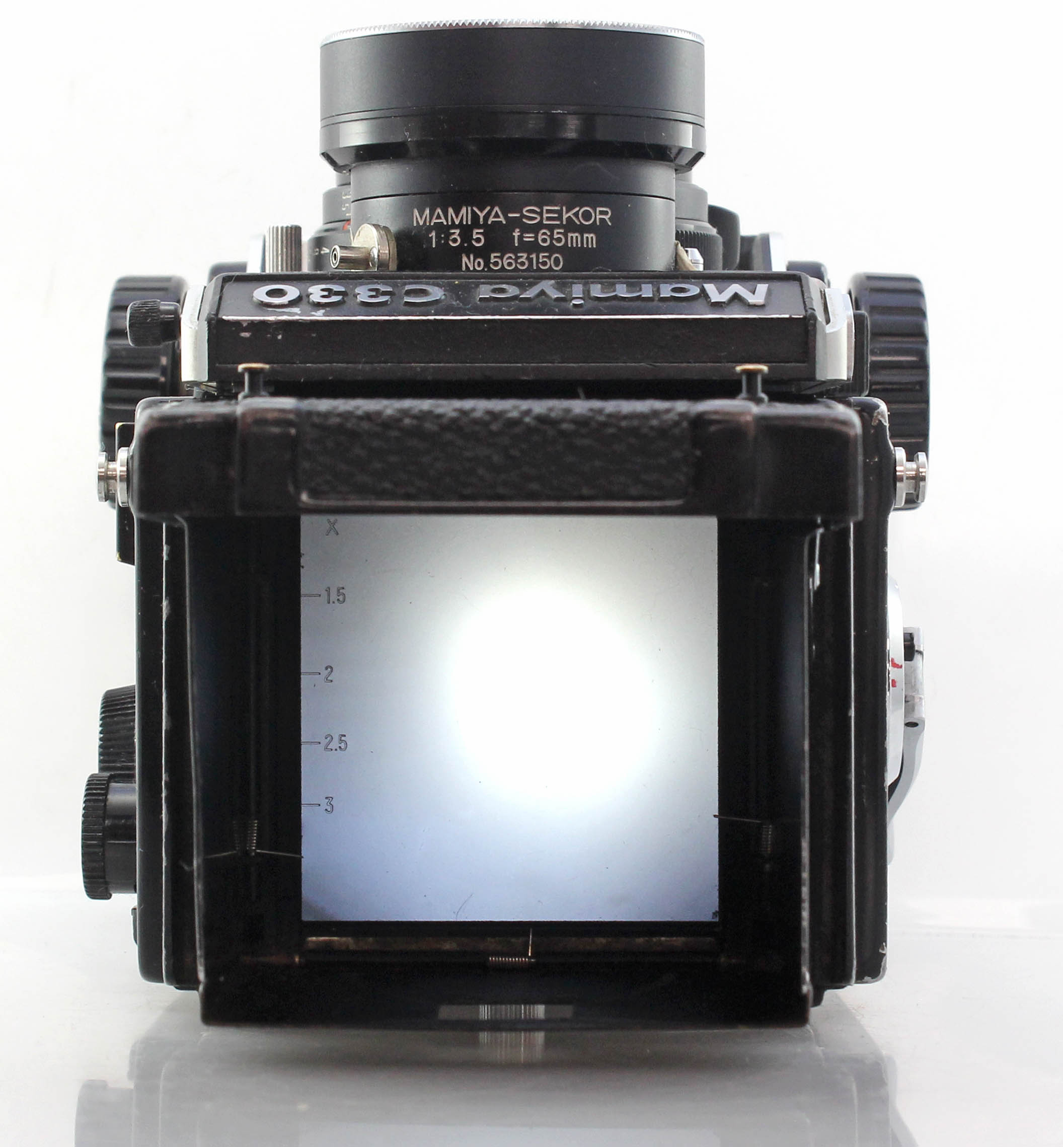 Mamiya C330 Professional S TLR Medium Format Camera W/ Blue Dot 65mm F3.5 Wide Lens - Image 6