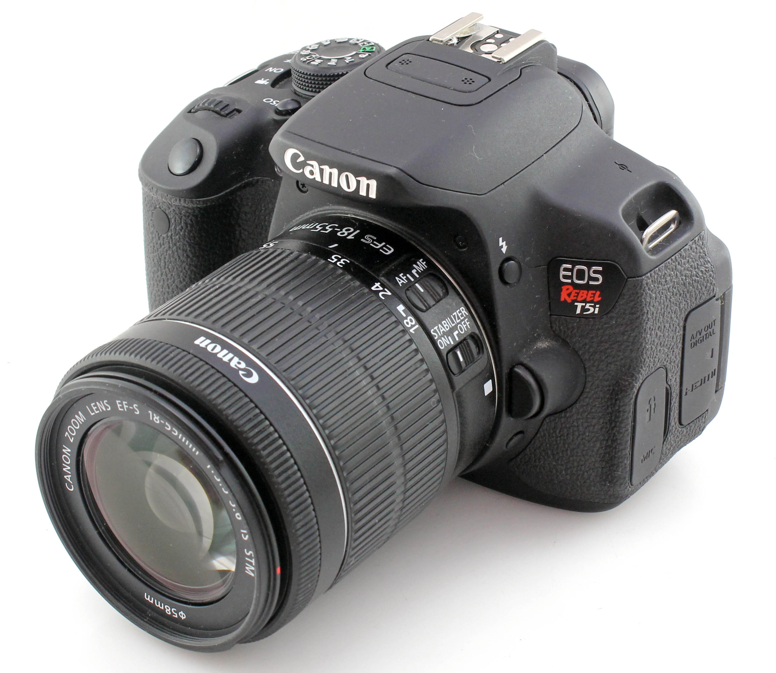 Canon Rebel T5i (EOS 700D)- 18MP APS-C Digital Camera + EF-S 18-55mm IS STM lens
