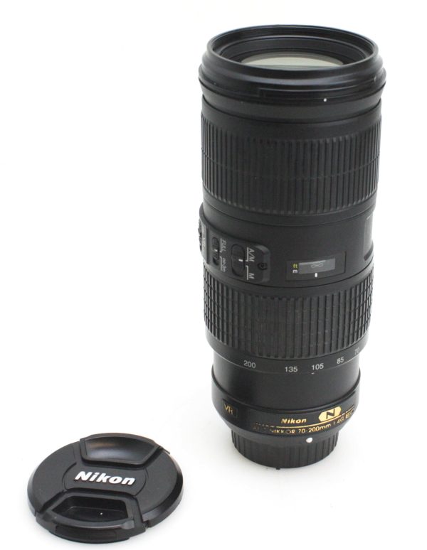 Nikkor AF-S 70-200mm f4 G N Ed Tele Zoom Lens - Nikon AF NAF Fit