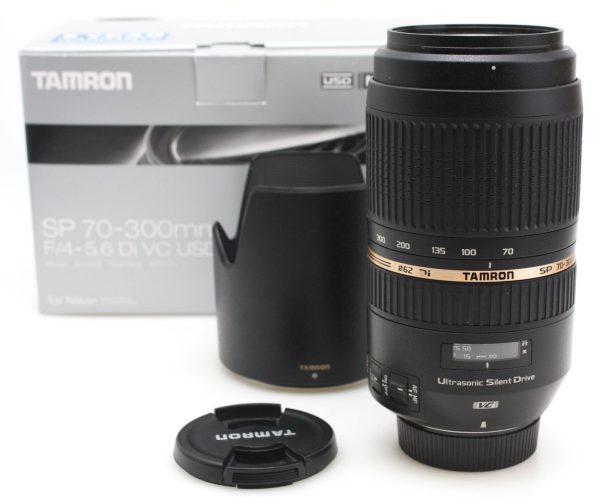 Tamron SP 70-300mm f/4-5.6 Di VC USD Telephoto Zoom Lens for Nikon NAF - Boxed