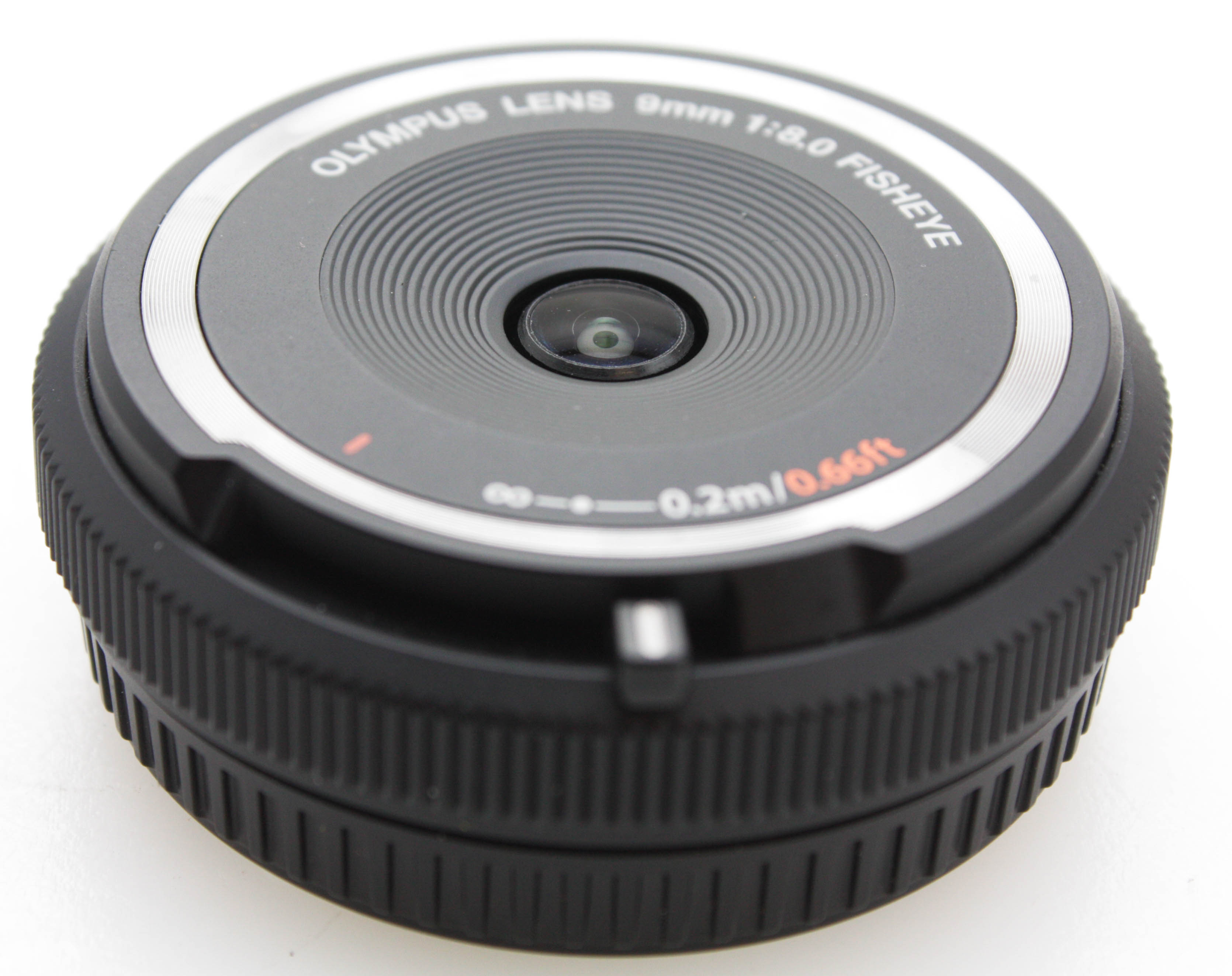 Olympus 9mm f8 Fish-Eye Pancake Body Cap Lens for Micro 4/3 Mount - Boxed - Image 3
