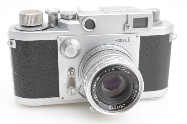 MINOLTA-35 Model II & Chiyoku Super Rokkor 50mm Rangefinder Camera Leica Copy