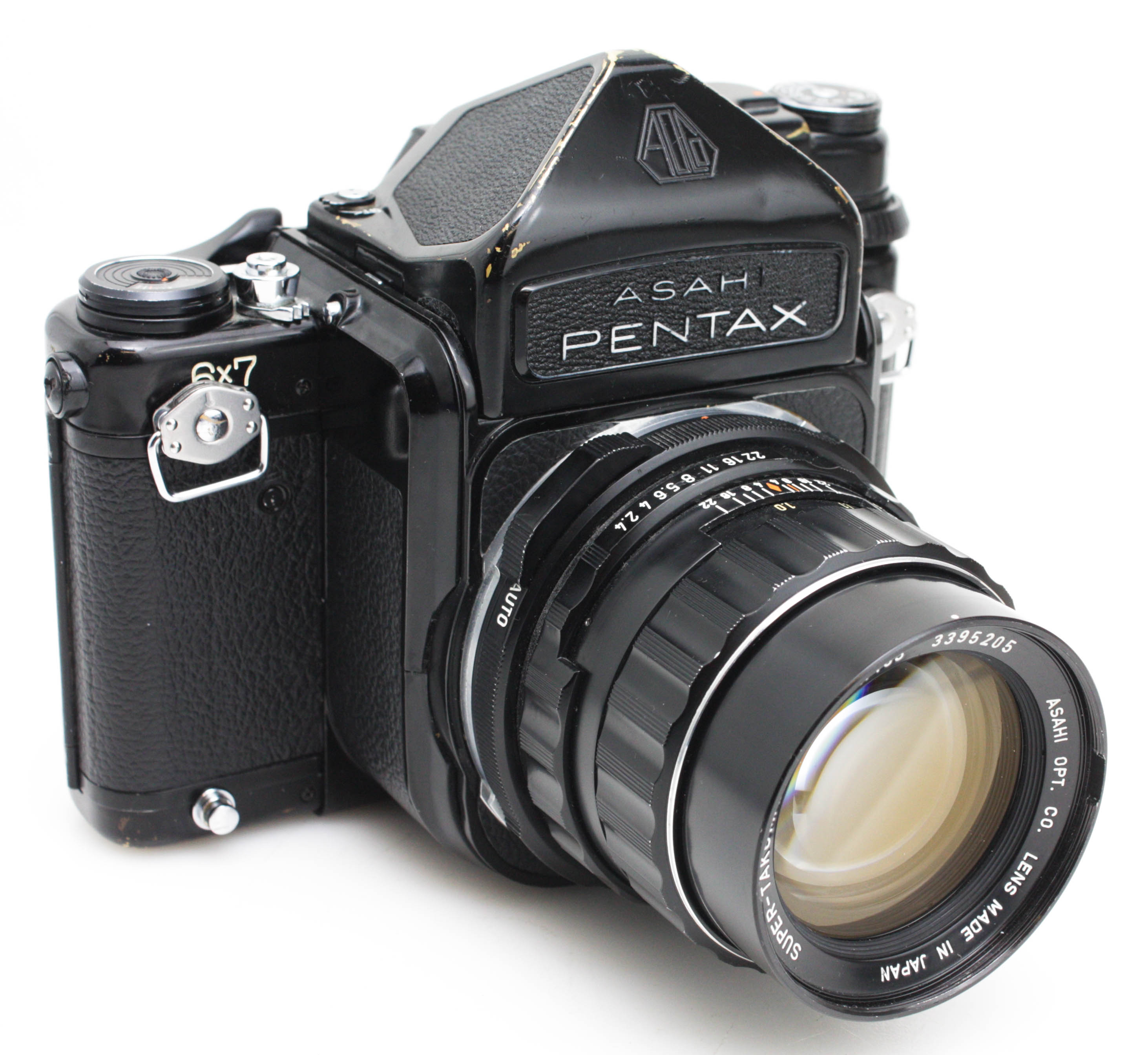 Pentax 6x7 Medium Format Film Camera w/ 105mm f/2.4 Lens & TTL prism - Image 2