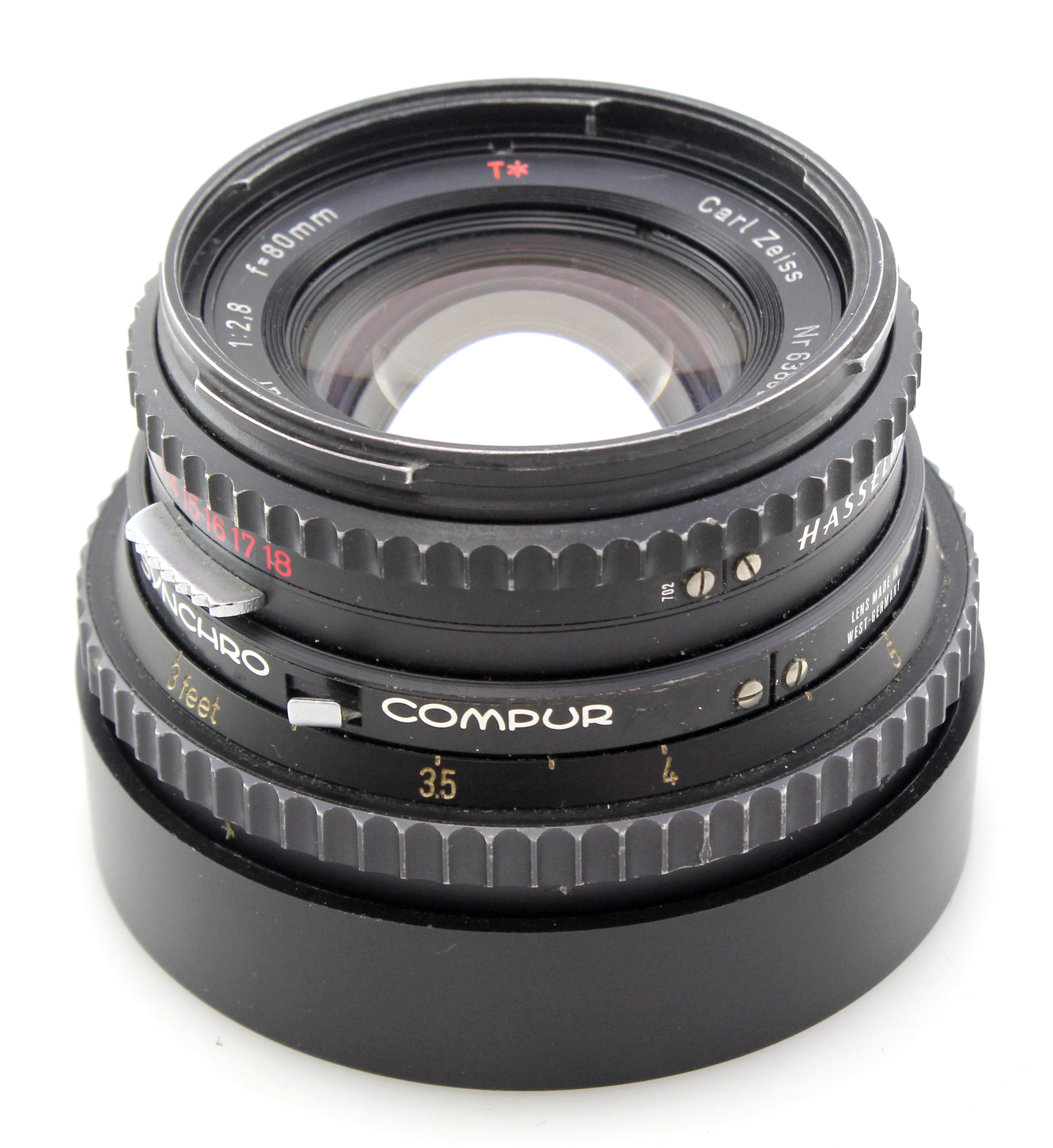 Hasselblad 80mm f2.8 Planar T * Black Lens for Hasselblad V System - Marked - Image 3