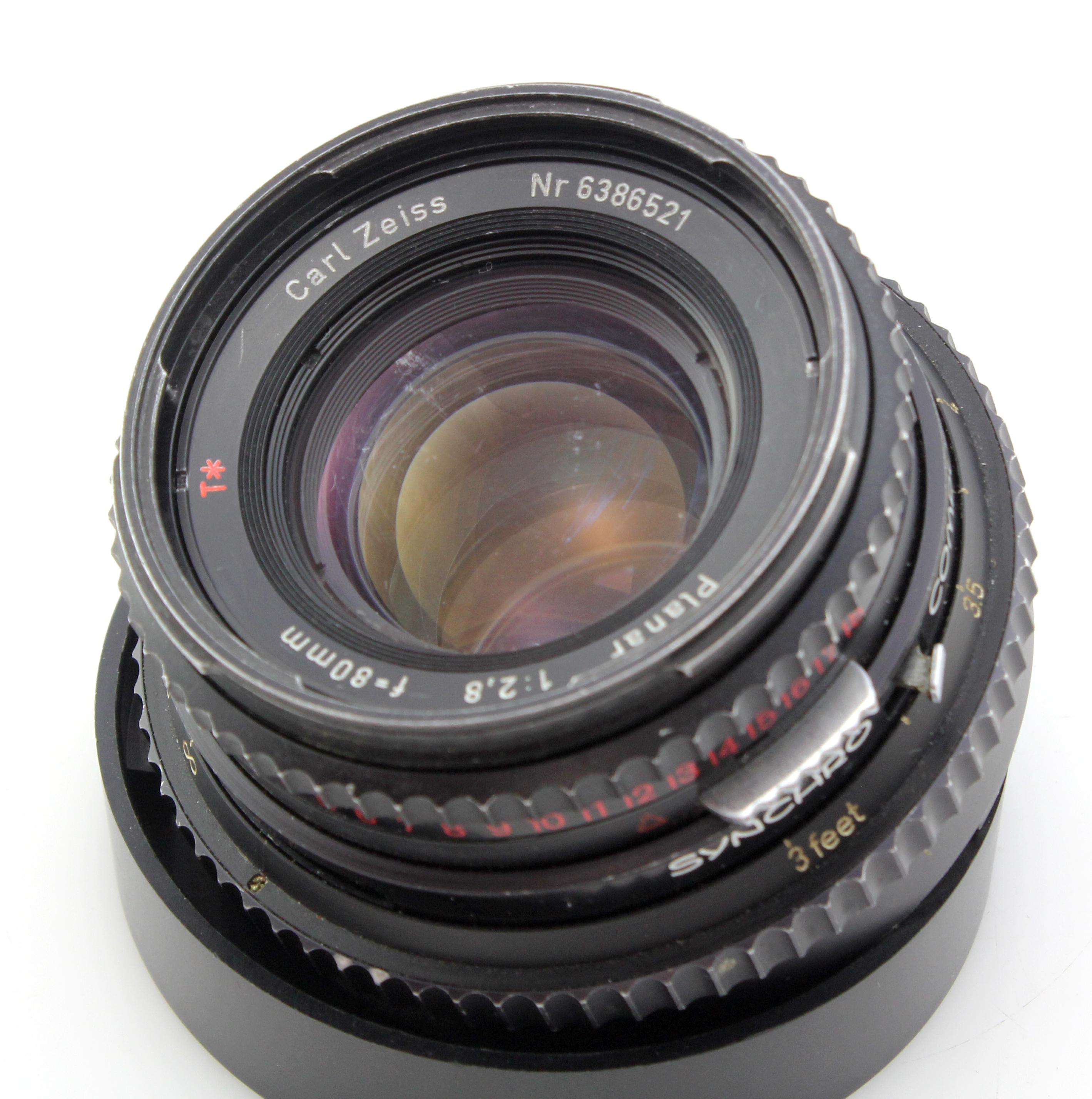 Hasselblad 80mm f2.8 Planar T * Black Lens for Hasselblad V System - Marked - Image 4
