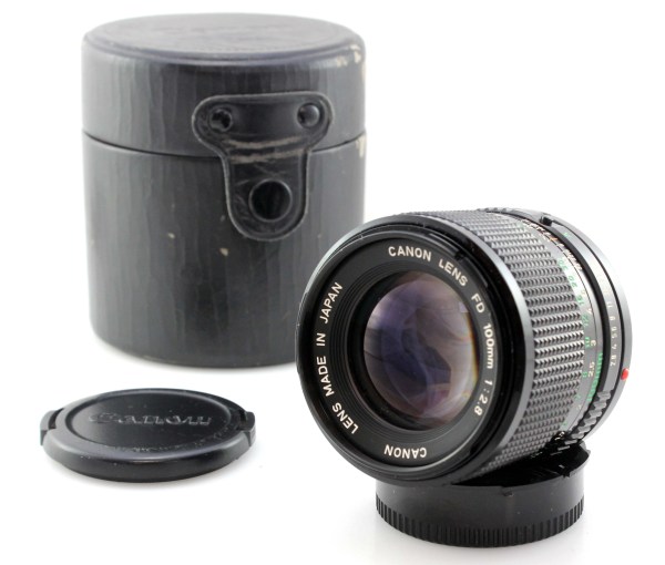 Canon FD 100mm f/2.8 Prime Lens - for Canon FD Mount SLR Cameras