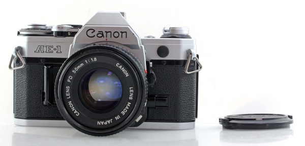 Canon AE-1 AE1 35mm SLR Film Camera w/ 50mm f1.8 FD Standard Prime Lens