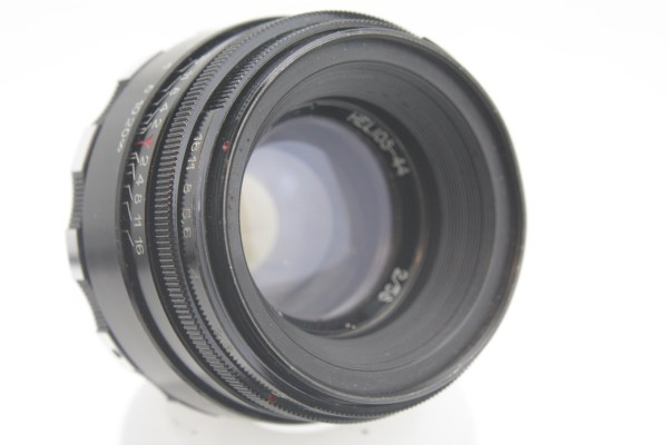 Helios-44 58mm f/2 Pre-Set Lens, Gloss Black 39mm mount 1980(?)