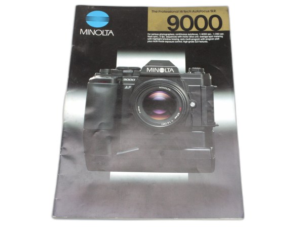 Minolta 9000 Sales Brochure - 42 Pages A4 - Excellent Condition