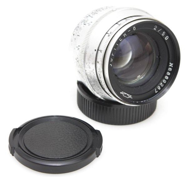 Jupiter 8 50mm f/2 Lens - LTM 39mm Screw Mount (Zeiss Sonnar Copy)
