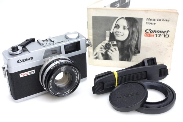 Canon Canonet QL19 G-III 35mm Rangefinder Camera & 45mm f/1.9 Lens