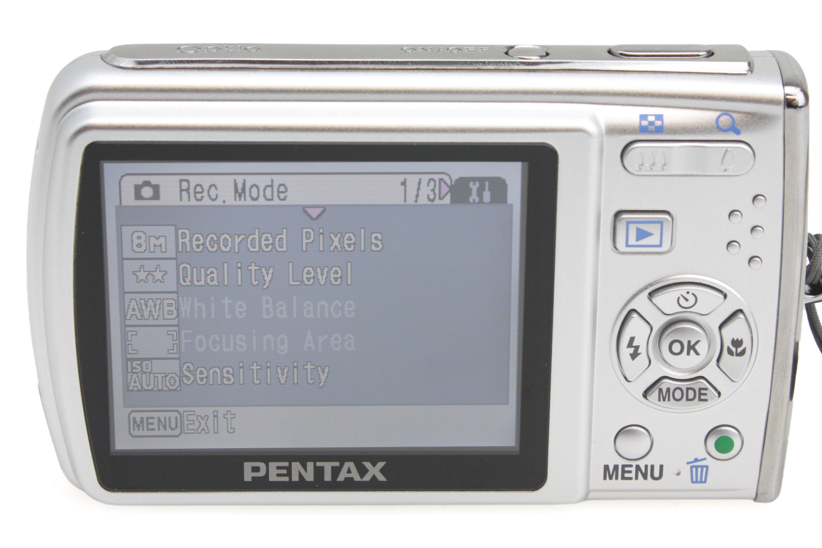 Pentax optio M40 8MP CCD Digital Compact Camera - Boxed - Image 4
